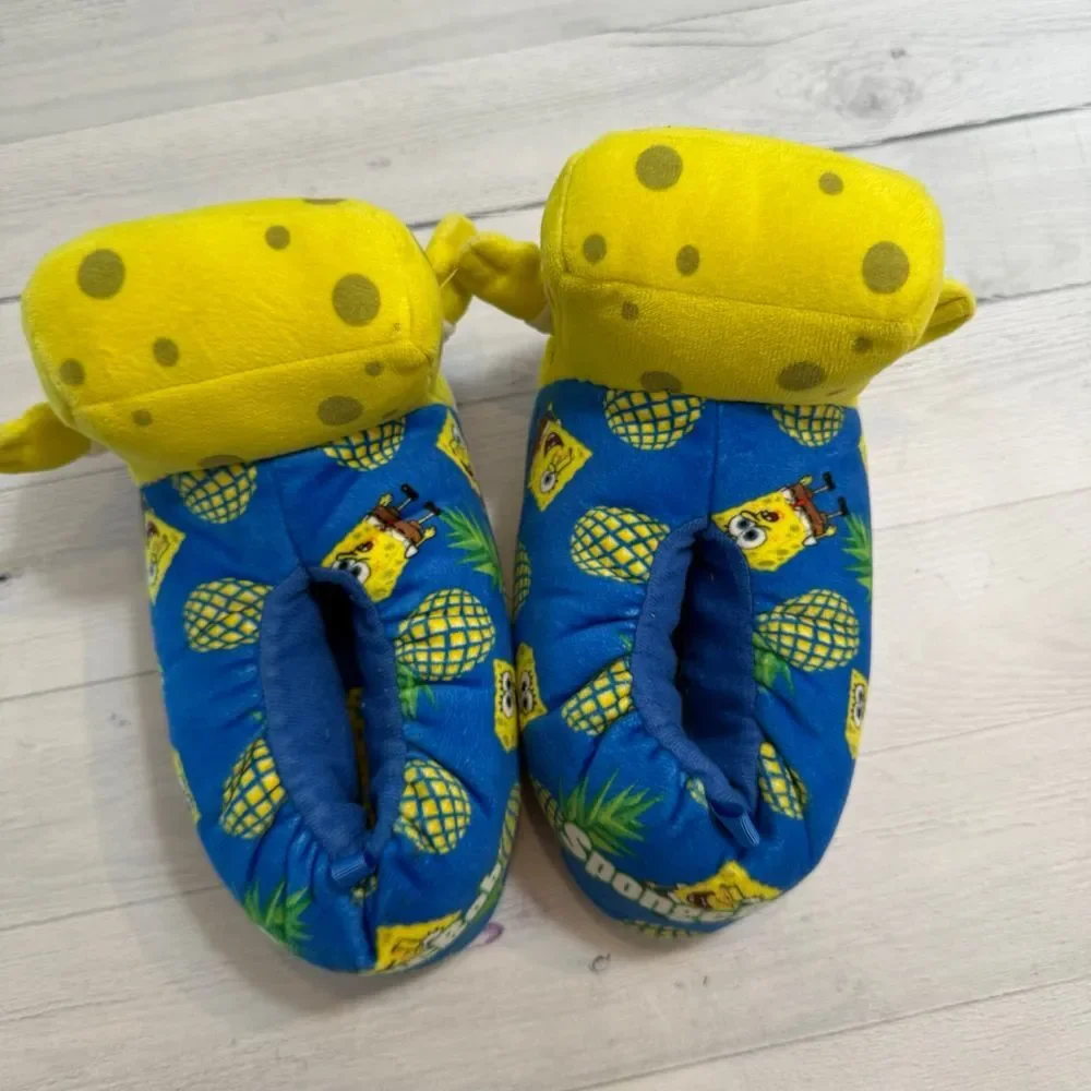 Spongebob‎ squarepants kids plush slippers size 13/1